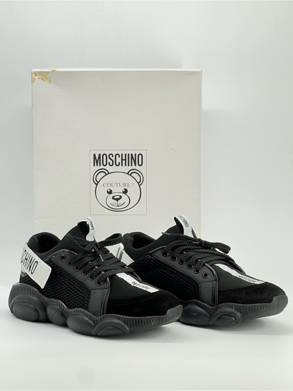 Moschino Teddy Run Women's Love Sneakers Size EU 43
